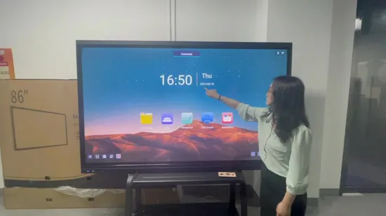 55/65/75/86인치 휴대용 대화형 화이트보드 스마트 홈 교육 보드 LCD TV