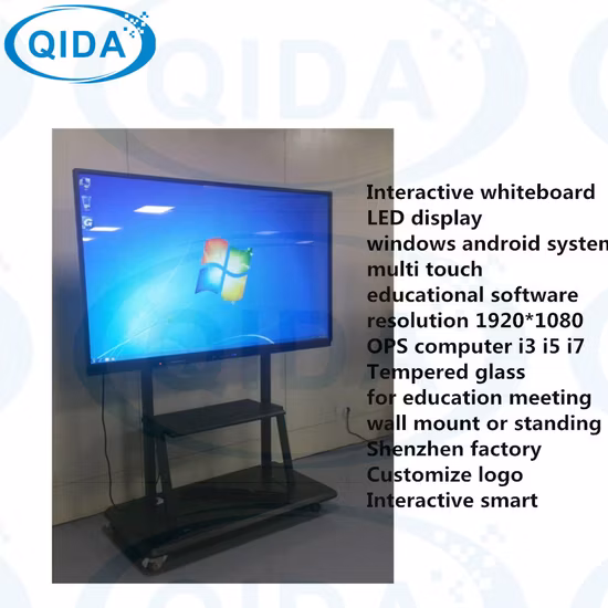 중국 LED LCD 이동식 스마트 터치 스크린 디스플레이