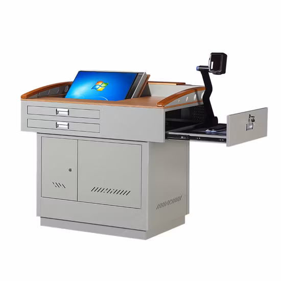 Convenient Multimedia Podium for Teacher