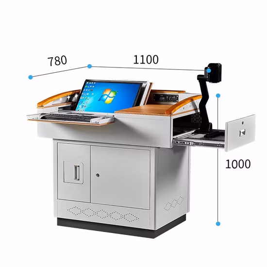 Hot Selling Metal Podium Folding Podium Multimedia Simple Platform