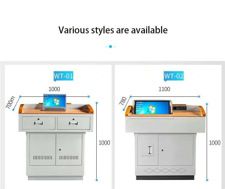 Electronic Interactive Smart Podium Teaching Educational Equipment Lectern Classroom Digital Podium for Sale