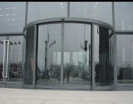 Automatic Round Sliding Door Curved Sliding Circular or Semi-Circular Glass Sliding Doors