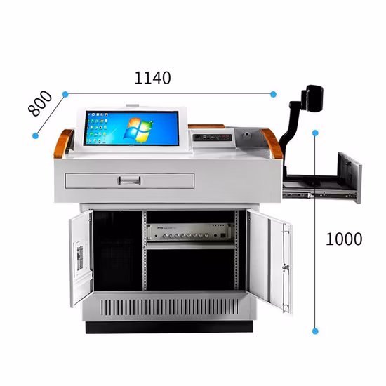 Convenient Multimedia Podium for Teacher