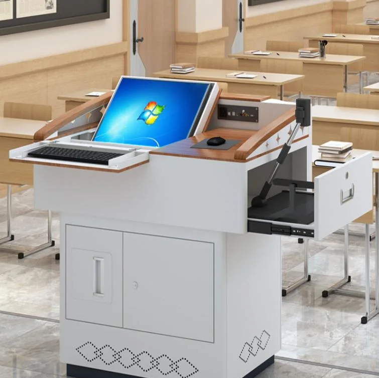 Commercial School Furniture Modern Smart Digital Lectern for Classroom