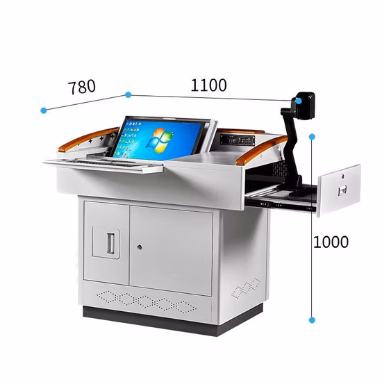 Hot Selling Metal Podium Folding Podium Multimedia Simple Platform